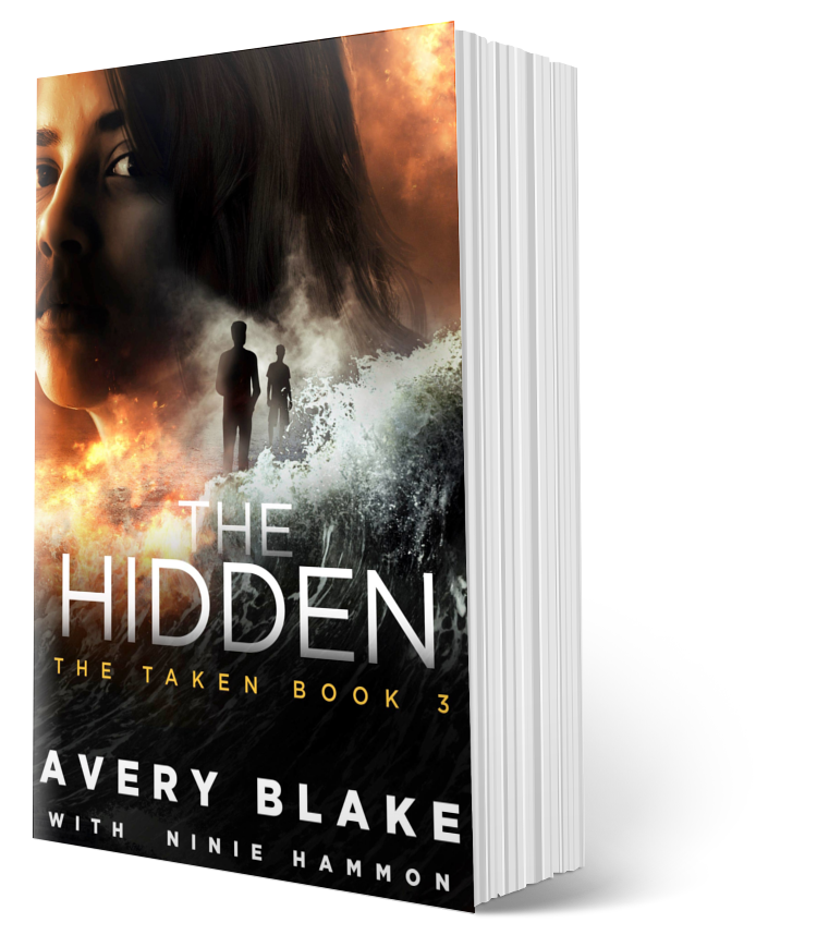 The Hidden paperback, The Taken 3, Avery Blake & Ninie Hammon