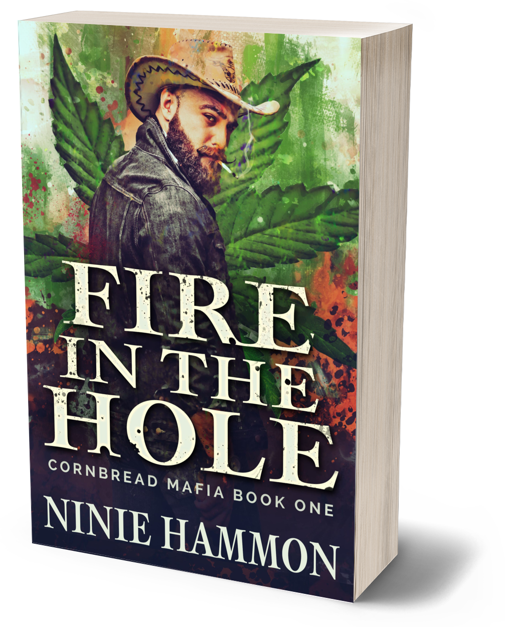 Cover, Fire in the Hole paperback, Cornbread Mafia,  Ninie Hammon