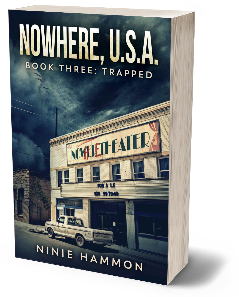 Trapped paperback, Nowhere USA 3, Ninie Hammon